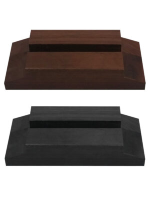 Pop-In Wood Base | Black or Natural Brown